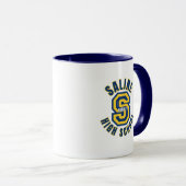 Saline High School Michigan Coffee Tasse (VorderseiteRechts)