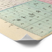 Saline Landkreis, Kansas Poster (Ecke)