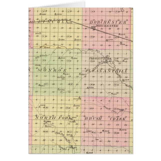 Saline Landkreis, Nebraska (Vorne)