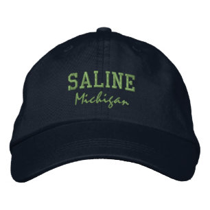 Saline Michigan bestickter Baseballhut Bestickte Baseballkappe