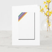 Salinger Stripe Karte (Gelbe Blume)