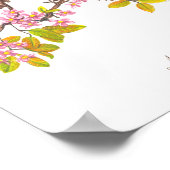 Salingogon (Cratoxylum formosum) Ph Forest Blooms Poster (Ecke)