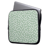 Salingrün Polka Dot Laptop-Hülle Laptopschutzhülle (Vorderseite Links)