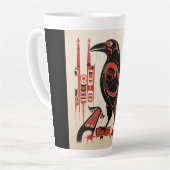 Salinischer einheimischer pazifischer Rabe im nord Milchtasse (Linke Ecke)