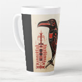 Salinischer einheimischer pazifischer Rabe im nord Milchtasse (Linke Ecke)