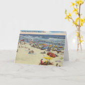 Salisbury Beach, MA - Vintage Sommerszene Karte (Gelbe Blume)