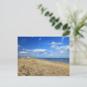 Salisbury Beach Ruhiger Wintertag Postkarte (Stehend Vorderseite)