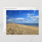 Salisbury Beach Ruhiger Wintertag Postkarte (Vorne/Hinten)