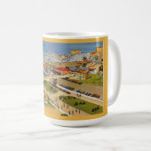 Salisbury Beach Vintag Postcard Kaffeetasse (VorderseiteRechts)