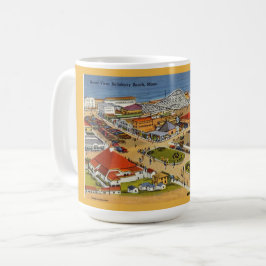 Salisbury Beach Vintag Postcard Kaffeetasse