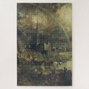 Salisbury Cathedral from the Meadows Puzzle