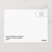 Salisbury Cathedral Postcard Postkarte (Rückseite)