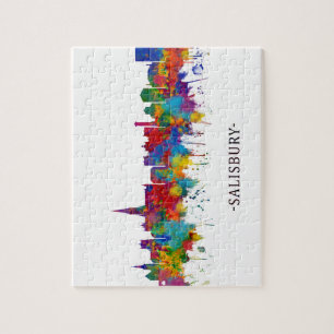 Salisbury England Skyline Puzzle