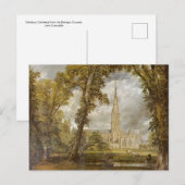 Salisbury Kathedrale von John Constable Postkarte (Vorne/Hinten)