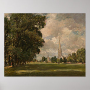 Salisbury Kathedrale von Lower Marsh Nah Poster