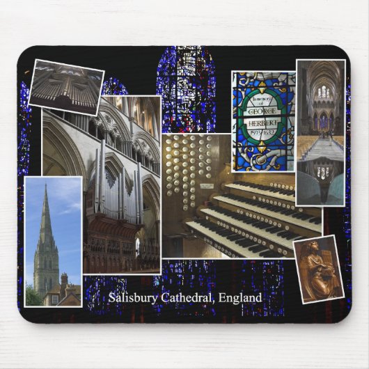 Salisbury-Kathedralen-Pfeifenorgel mousepad (Vorne)