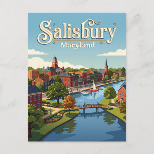 Salisbury, Maryland Postkarte