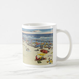 Salisbury, Massachusetts - alte Strand Szene Kaffeetasse