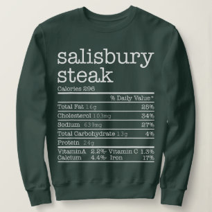 Salisbury Steak Nutrition Facts Erntedank Chris Sweatshirt