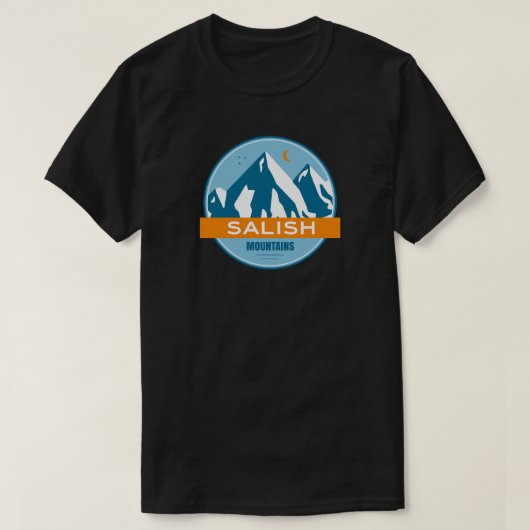 Salish Mountains Montana T-Shirt (Design vorne)