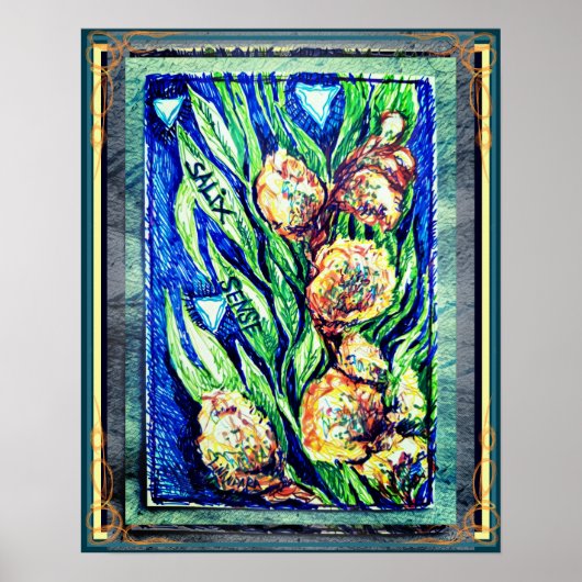 Salix Sense Willow Catkins Poster (Vorne)