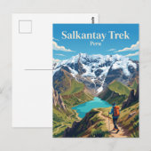 Salkantay Trek Peru Postkarte (Vorne/Hinten)