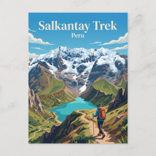 Salkantay Trek Peru Postkarte