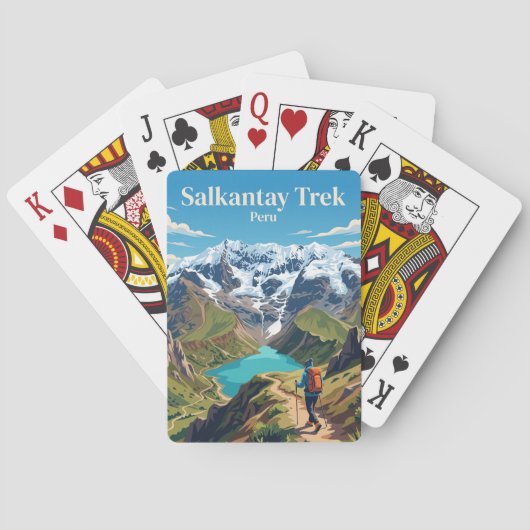 Salkantay Trek Peru Spielkarten (Rückseite)