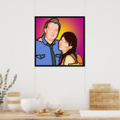 Sall und Curtis Poster (Küche)