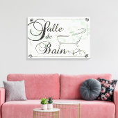 Salle de Bain Leinwand (Insitu (Wohnzimmer))