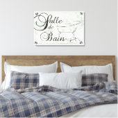 Salle de Bain Leinwand (Insitu (Schlafzimmer))