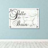 Salle de Bain Leinwand (Insitu (Holzboden))