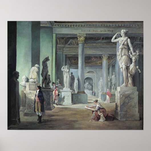 Salle des Saisons am Louvre, c. 1802 Poster (Vorne)