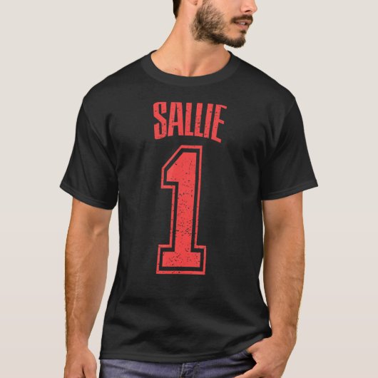 Sallie Supporter Nummer 1 Großer Lüfter T-Shirt (Vorderseite)