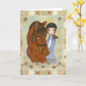 Sallie und Esco Grußkarte Karte (Gelbe Blume)