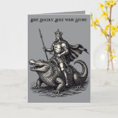 Sallos zum Charm Commander gekrönt Karte (Gelbe Blume)