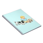 Sally and Spot Illustration der 50er Jahre Notizblock (Rechte Seite)