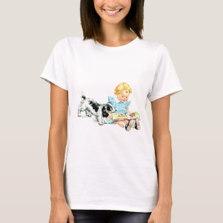 Sally and Spot Illustration der 50er Jahre T-Shirt