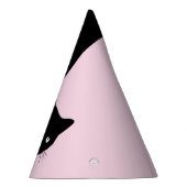 Sally Black Cat Pink Party Hat Partyhütchen (Rechts)