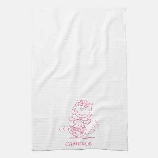 Sally Brown Tancing Geschirrtuch (Vertikal)