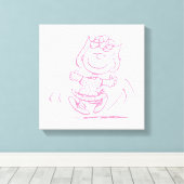 Sally Brown Tancing Leinwanddruck (Insitu (Holzboden))