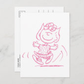 Sally Brown Tancing Postkarte (Vorne/Hinten)