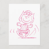 Sally Brown Tancing Postkarte (Vorderseite)