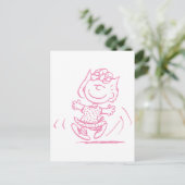 Sally Brown Tancing Postkarte (Stehend Vorderseite)