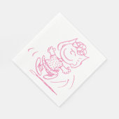 Sally Brown Tancing Serviette (Ecke)