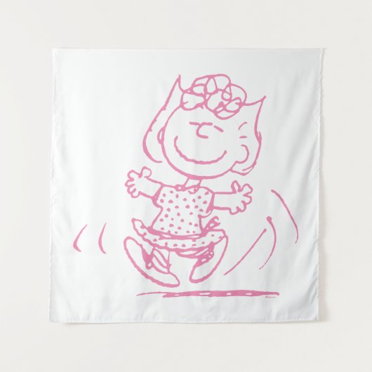 Sally Brown Tancing Wandteppich (Vorderseite)