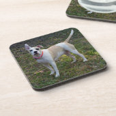 Sally - Ein geretteter Hund Untersetzer (Linke Seite)