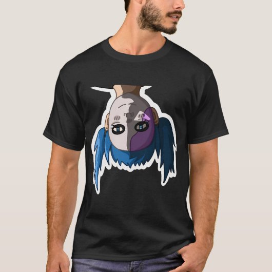 Sally Face - kopfüber hängend T-Shirt (Vorderseite)