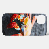 Sally lightfoot Krabbe auf einem schwarzen Case-Mate iPhone Hülle (Rückseite (Horizontal))