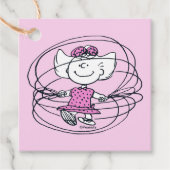 Sally Playing Jump Rope Geschenkanhänger (Vorderseite)